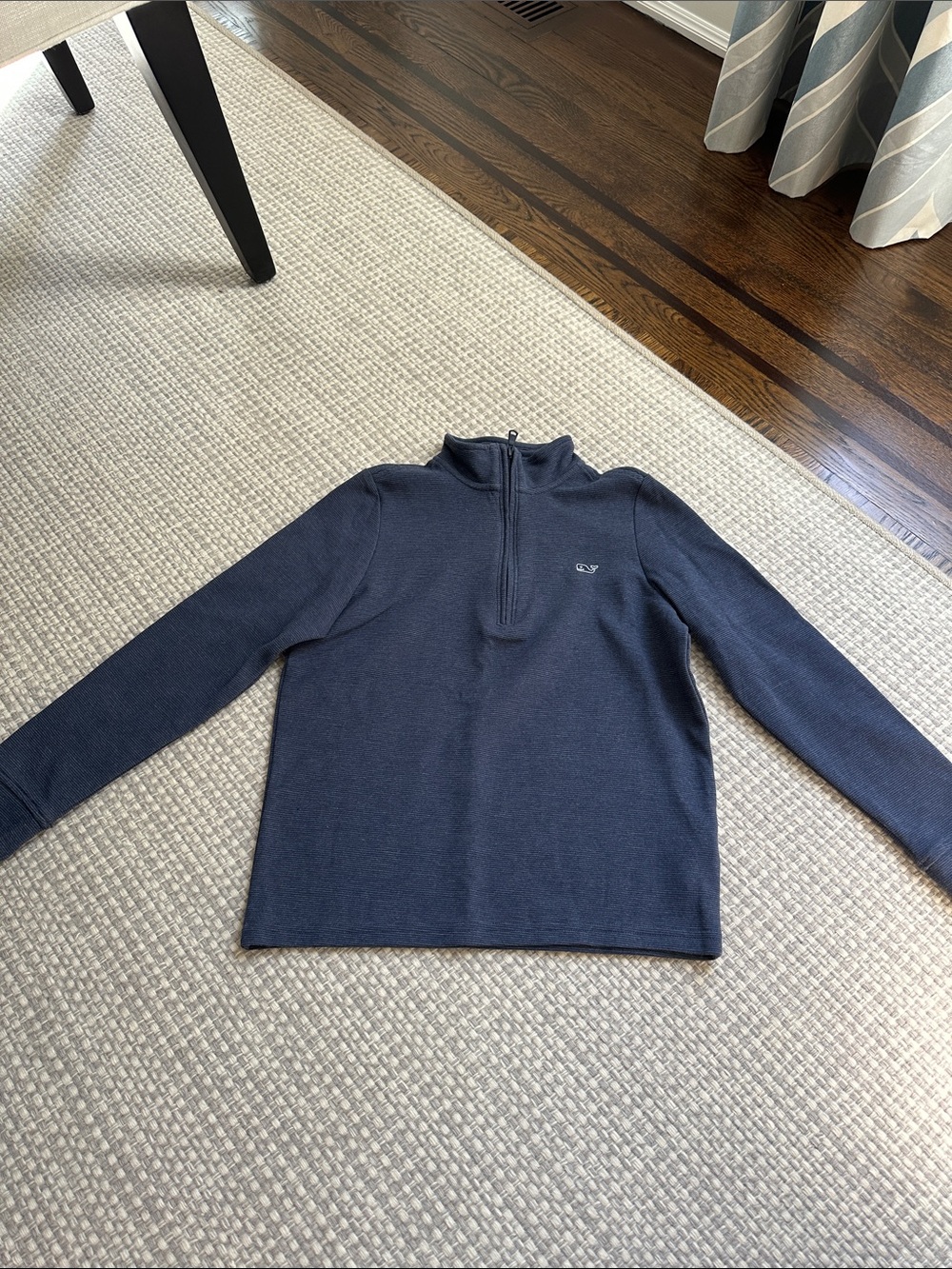 Vineyard Vines Navy Half-Zip Pullover Sweater